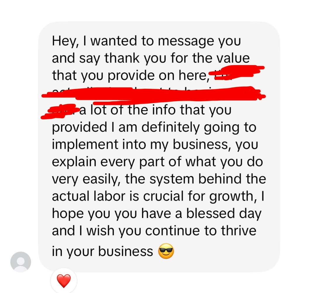 DM from a detailer